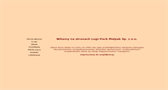 Desktop Screenshot of logipack-malpak.pl